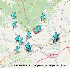 Mappa Via Marconi G., 33070 Caneva PN, Italia (3.96471)