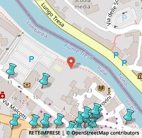 Mappa Via E. Ribolzi, 21037 Lavena Ponte Tresa VA, Italia (0.112)