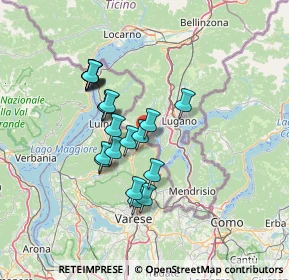 Mappa Via E. Ribolzi, 21037 Lavena Ponte Tresa VA, Italia (11.2695)