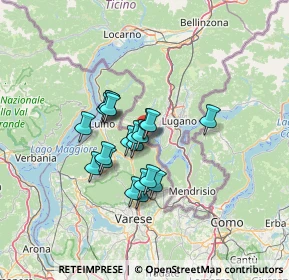 Mappa Via E. Ribolzi, 21037 Lavena Ponte Tresa VA, Italia (9.4435)