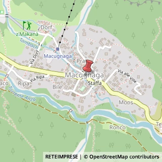 Mappa Centro Abitato Staffa, 28876 Macugnaga, Verbano-Cusio-Ossola (Piemonte)