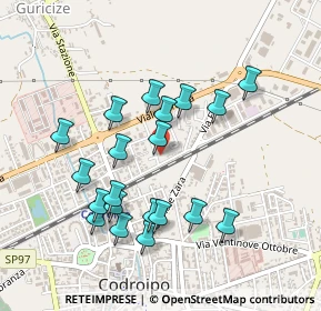 Mappa Via Circonvallazione Nord, 33033 Codroipo UD, Italia (0.4475)