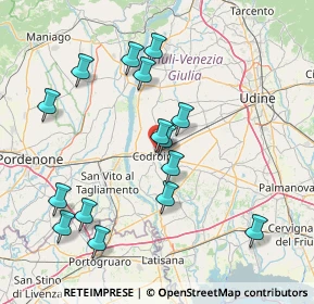 Mappa Via Circonvallazione Nord, 33033 Codroipo UD, Italia (15.76)