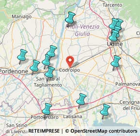 Mappa Via Circonvallazione Nord, 33033 Codroipo UD, Italia (19.12533)