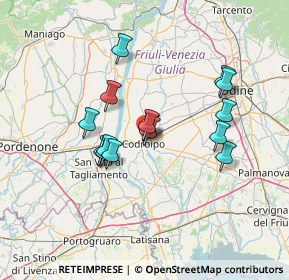 Mappa Via Circonvallazione Nord, 33033 Codroipo UD, Italia (11.414)