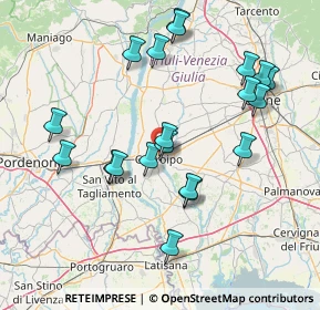 Mappa Via Circonvallazione Nord, 33033 Codroipo UD, Italia (15.4175)