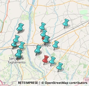 Mappa Via Circonvallazione Nord, 33033 Codroipo UD, Italia (7.5755)