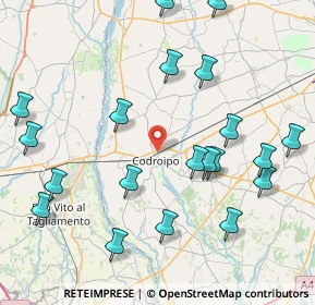 Mappa Via Circonvallazione Nord, 33033 Codroipo UD, Italia (9.5545)