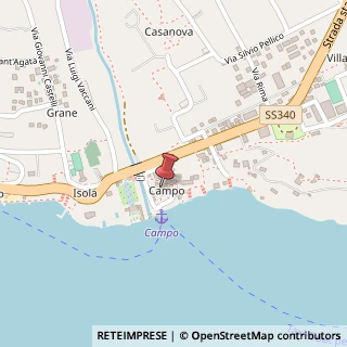 Mappa Piazza Campidoglio, 5, 22016 Sala Comacina, Como (Lombardia)