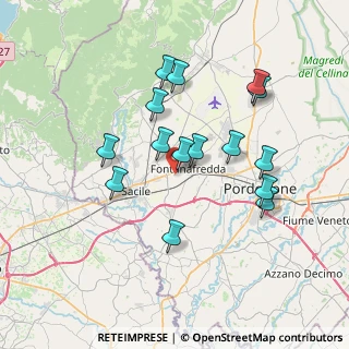 Mappa Via Malignani, 33074 Fontanafredda PN, Italia (6.652)
