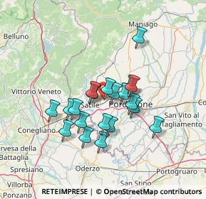 Mappa Via Malignani, 33074 Fontanafredda PN, Italia (10.7435)