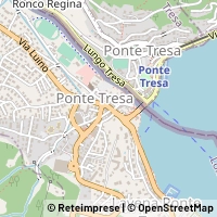 Mapa Lavena Ponte Tresa