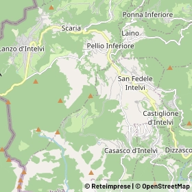 Mappa Centro Valle Intelvi