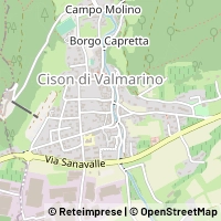Mapa Cison di Valmarino