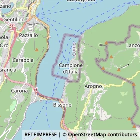 Mappa Campione d'Italia