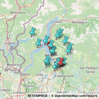 Mappa Via Giussana, 23827 Lierna LC, Italia (10.808)