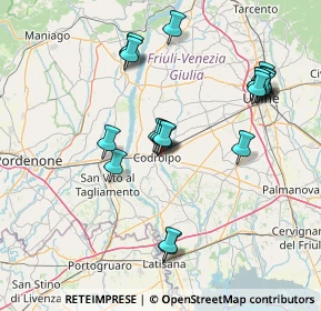 Mappa Via XXIX Ottobre ang, 33033 Codroipo UD, Italia (15.038)