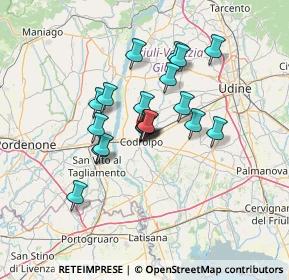 Mappa Via XXIX Ottobre ang, 33033 Codroipo UD, Italia (10.19842)