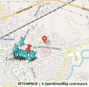 Mappa Via XXIX Ottobre ang, 33033 Codroipo UD, Italia (0.625)