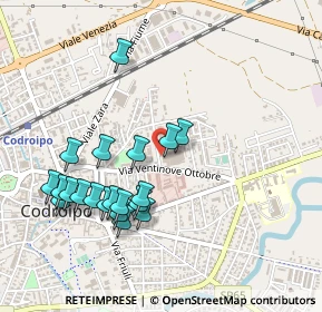 Mappa Via XXIX Ottobre ang, 33033 Codroipo UD, Italia (0.4885)