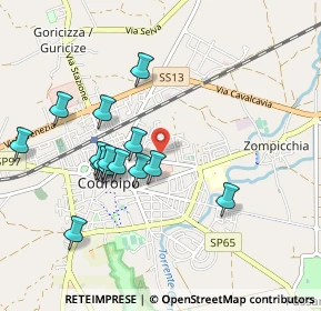 Mappa Via XXIX Ottobre ang, 33033 Codroipo UD, Italia (0.88533)