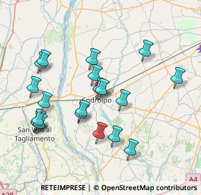 Mappa Via XXIX Ottobre ang, 33033 Codroipo UD, Italia (7.6385)