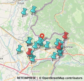 Mappa SR 409, 34070 San Floriano del Collio GO, Italia (7.19789)