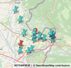 Mappa SR 409, 34070 San Floriano del Collio GO, Italia (6.71722)