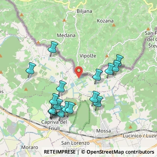 Mappa SR 409, 34070 San Floriano del Collio GO, Italia (2.09412)