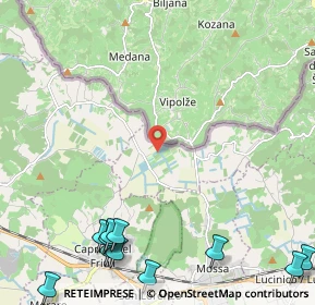 Mappa SR 409, 34070 San Floriano del Collio GO, Italia (3.9445)
