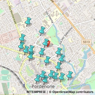 Mappa Via Fontane, 33170 Pordenone PN, Italia (0.5725)