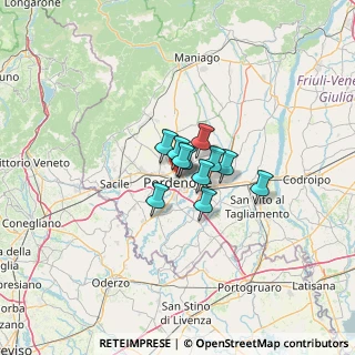 Mappa Via Fontane, 33170 Pordenone PN, Italia (5.92636)