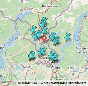 Mappa Via Cavernago, 22060 Campione d'Italia CO, Italia (11.02)