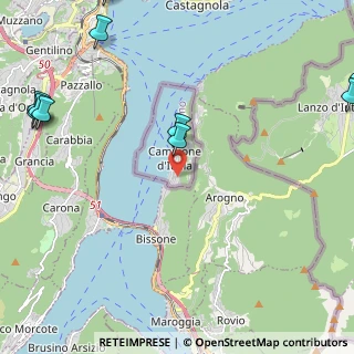 Mappa Via Cavernago, 22060 Campione d'Italia CO, Italia (3.999)