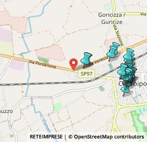 Mappa Via Pordenone, 33033 Codroipo UD, Italia (1.2415)