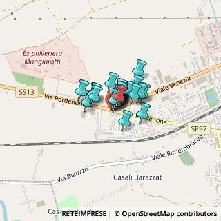 Mappa Via Pordenone, 33033 Codroipo UD, Italia (0.16786)