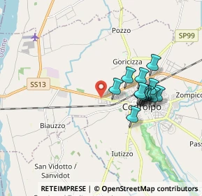 Mappa Via Pordenone, 33033 Codroipo UD, Italia (1.50786)