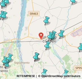 Mappa Via Pordenone, 33033 Codroipo UD, Italia (6.1895)