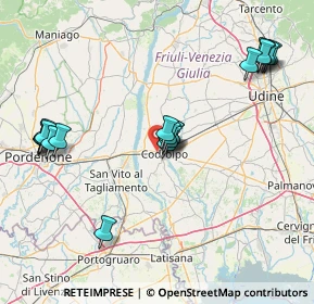 Mappa Via Pordenone, 33033 Codroipo UD, Italia (16.8755)