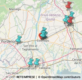 Mappa Via Pordenone, 33033 Codroipo UD, Italia (15.74833)