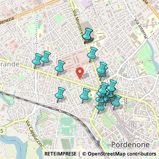 Mappa Via Granatiere, 33170 Pordenone PN, Italia (0.4345)