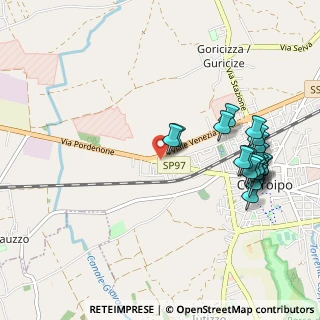 Mappa Via dei Tigli, 33033 Codroipo UD, Italia (1.0935)