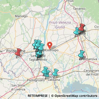 Mappa Via dei Tigli, 33033 Codroipo UD, Italia (15.789)