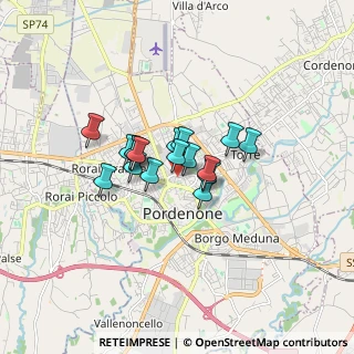 Mappa Via Giacomo Matteotti, 33170 Pordenone PN, Italia (1.00882)