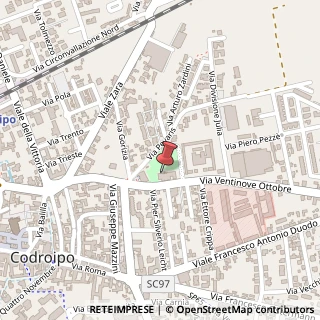 Mappa Via XXIX Ottobre, 3, 33033 Codroipo, Udine (Friuli-Venezia Giulia)