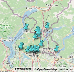 Mappa 21037 Lavena Ponte Tresa VA, Italia (12.34722)