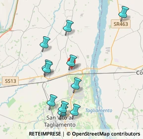 Mappa Via dell'Industria, 33098 Valvasone PN, Italia (4.06364)