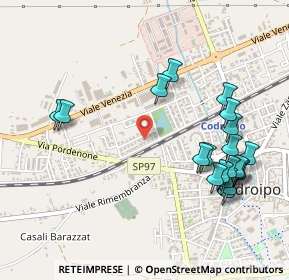 Mappa Via degli Olmi, 33033 Codroipo UD, Italia (0.565)