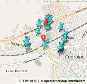 Mappa Via degli Olmi, 33033 Codroipo UD, Italia (0.371)