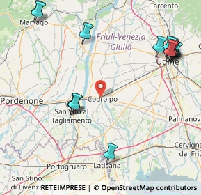 Mappa Via degli Olmi, 33033 Codroipo UD, Italia (21.12375)